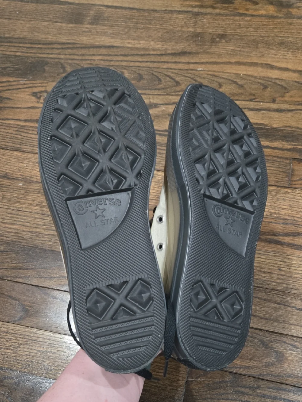 Chuck Taylor All Star CX Explore Hi Mens 9.5 Womens 11.5 Off White Black Fleece - Picture 10 of 10